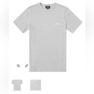 APC men’s grey T shirt